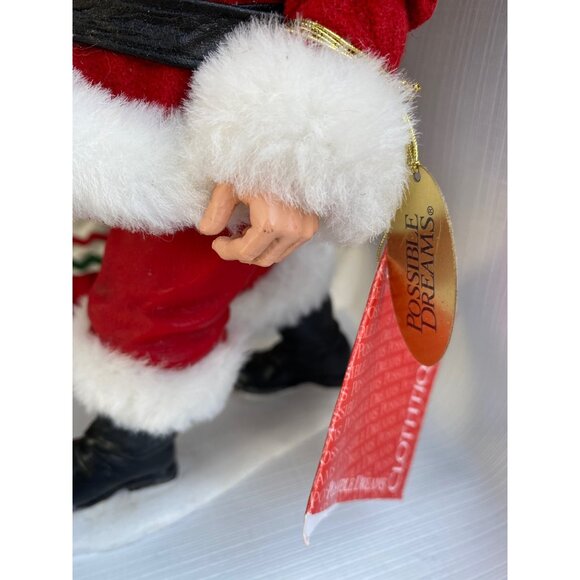 Clothtique Possible Dreams Backpack Santa , Lilian Vernon Figurine - Picture 3 of 10